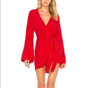 L’Academie the Janeiro mini dress in red